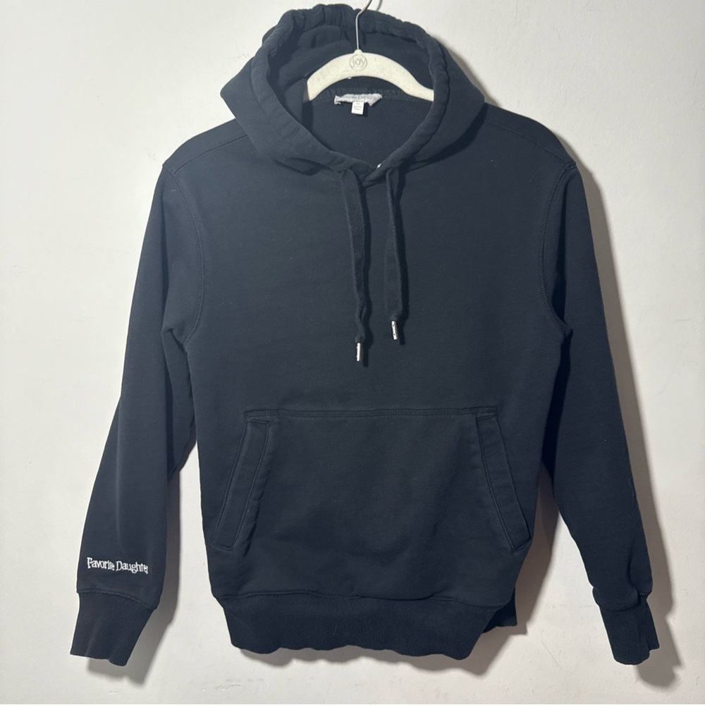 Favorite Daughter Mask Hoodie Black Womens XS
